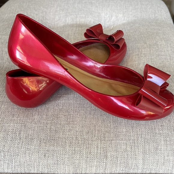 TERRA & AGUA - Red Melissa Jelly Shoes - Gently Used - Picture 4 of 4